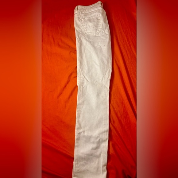 American Eagle White Skinny Jeans - Size 2 Regular - Picture 4 of 7